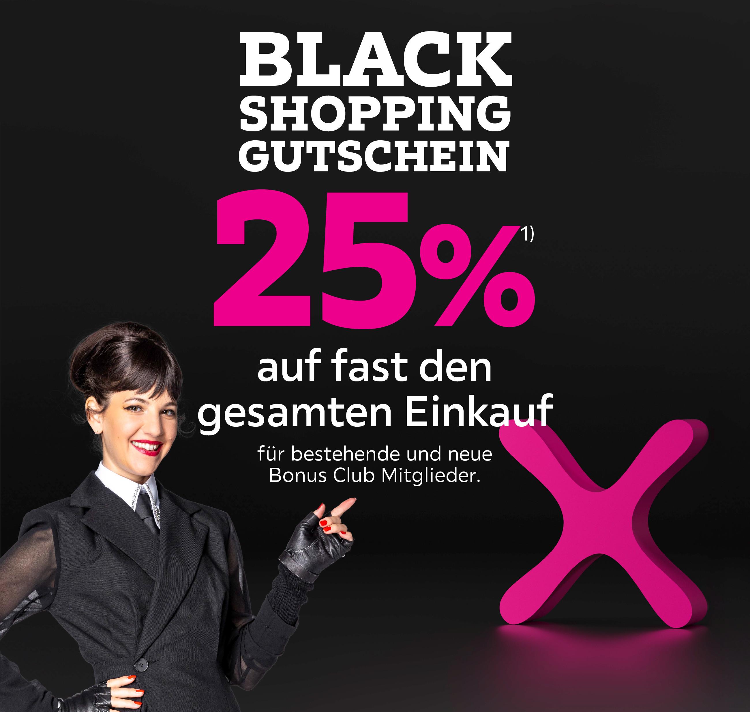 25% auf fast den gesamten Einkauf