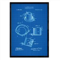 POSTER Tasse A3 Schwarzer Rahmen - Schwarz, Papier (29.7/5/42cm) - Nacnic