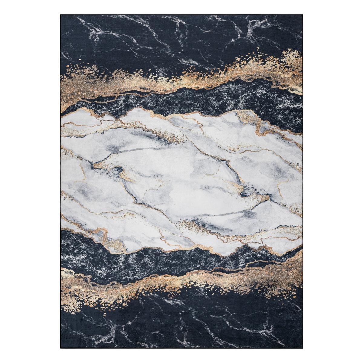 TEPPICH Andre 120/170 cm - Schwarz, Textil (120/170cm) - rugsX