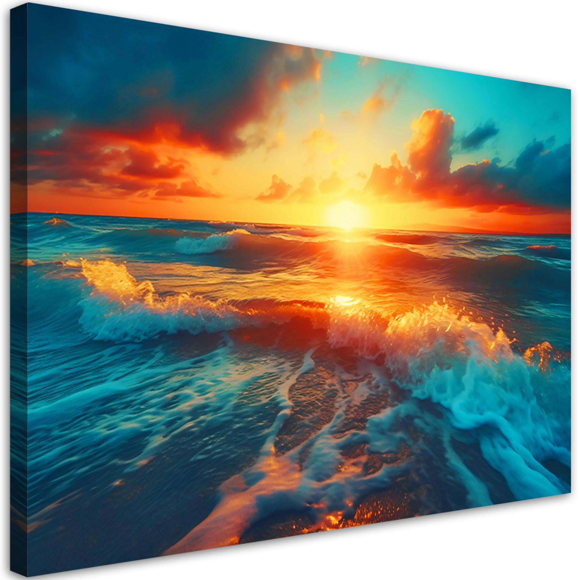 KUNSTDRUCK Lila 60/40 cm - Lila, Textil (60/40cm) - KUNSTLOFT