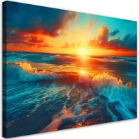 KUNSTDRUCK Lila 60/40 cm - Lila, Textil (60/40cm) - KUNSTLOFT