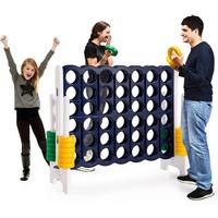 SPIELBRETTSÄTZE Vier-Gewinnt Multicolor - Multicolor, Kunststoff (120/42cm) - COSTWAY