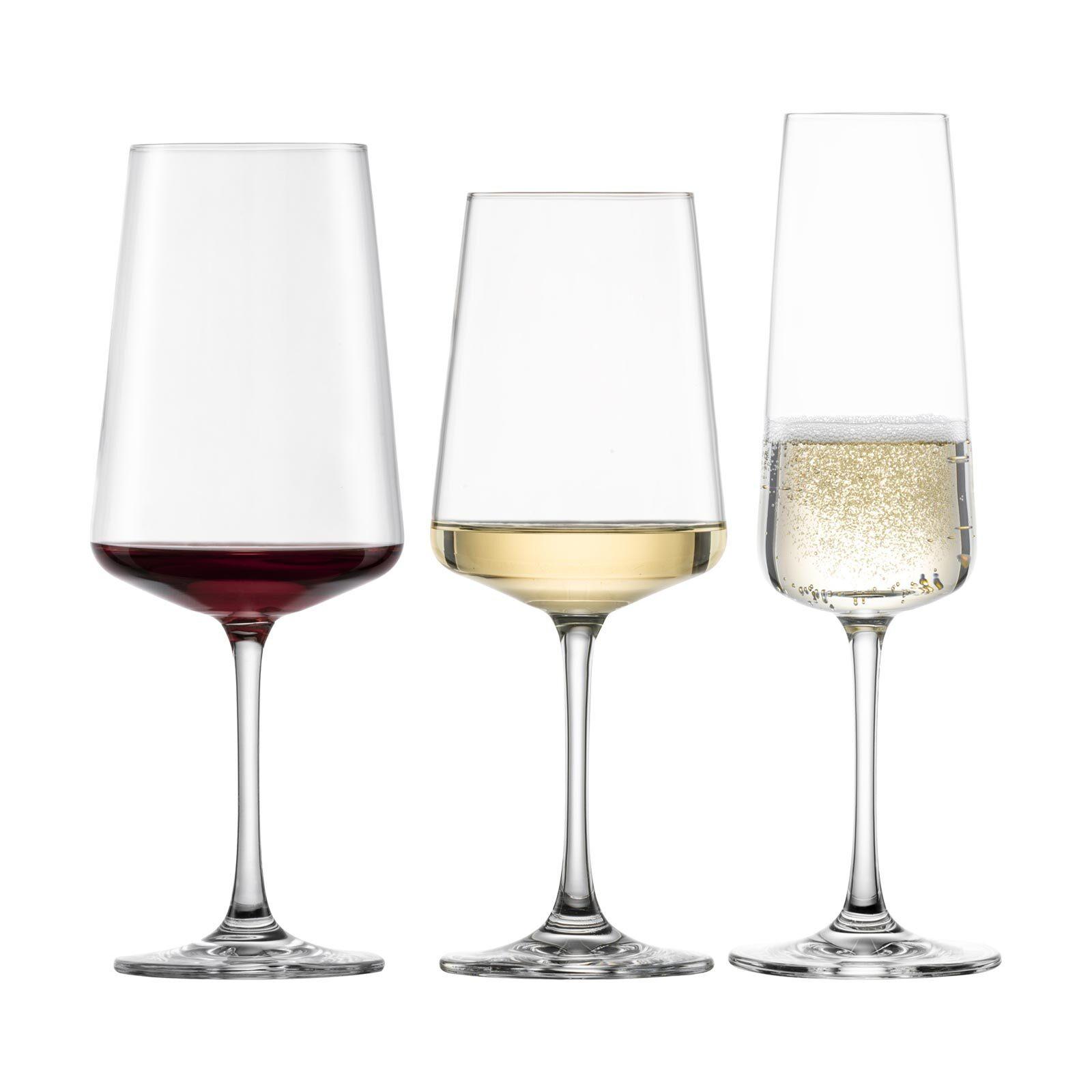 WEIN- & SEKTGLÄSER MioVino transparent 12-tlg. - Transparent, Glas - Schott Zwiesel