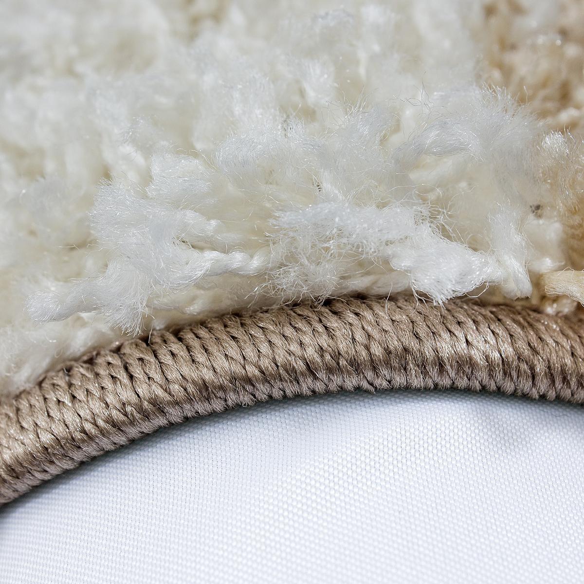 TEPPICH Hochflor RHEIN in Mokka, kariert, 120 x 170 cm - Braun, Textil (170/120cm) - KADIMA DESIGN