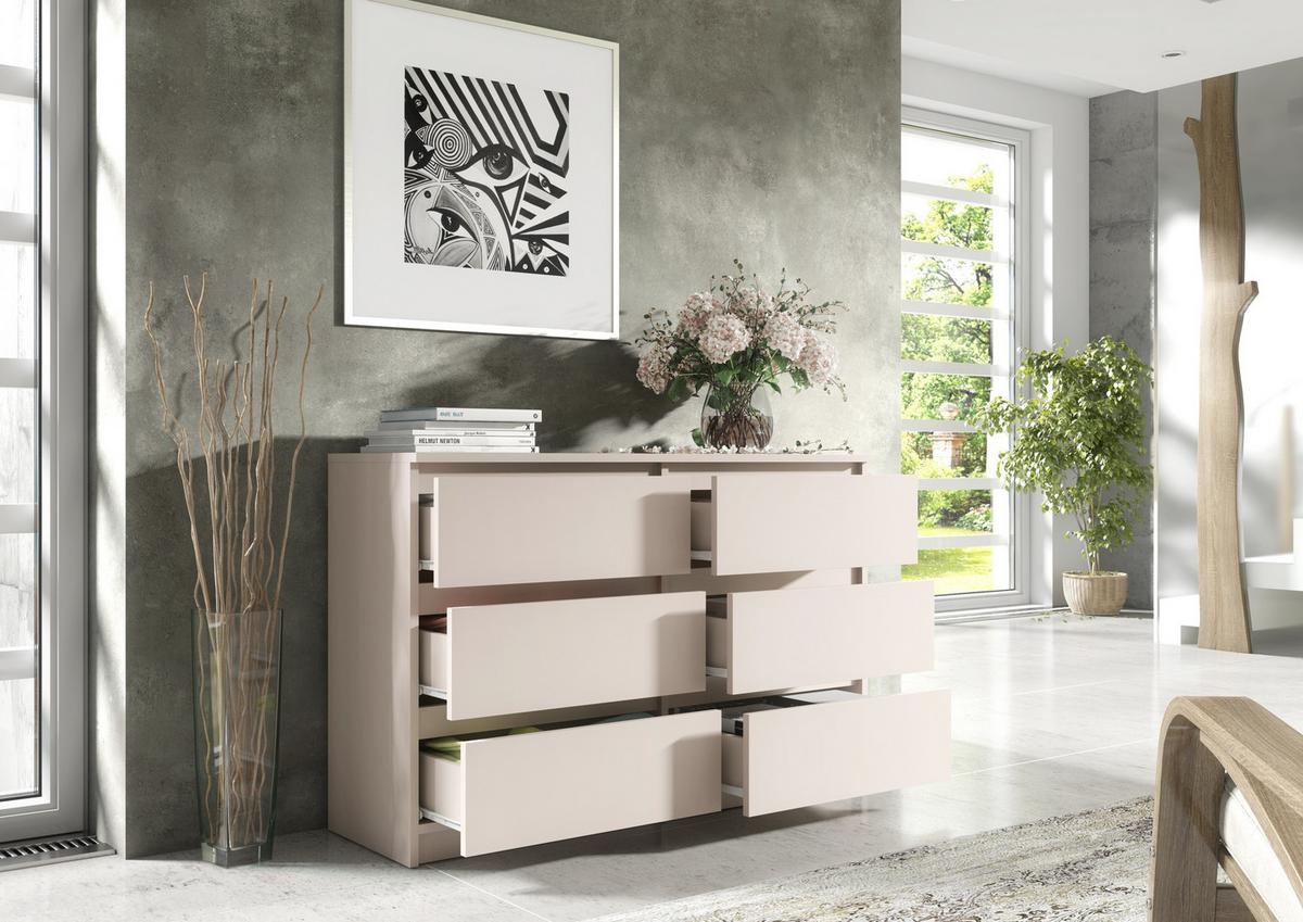 KOMMODE Kaschmir 139/79/39 - Kaschmir, Holzwerkstoff (139/79/39cm) - RAUMHIRSCH FURNITURE