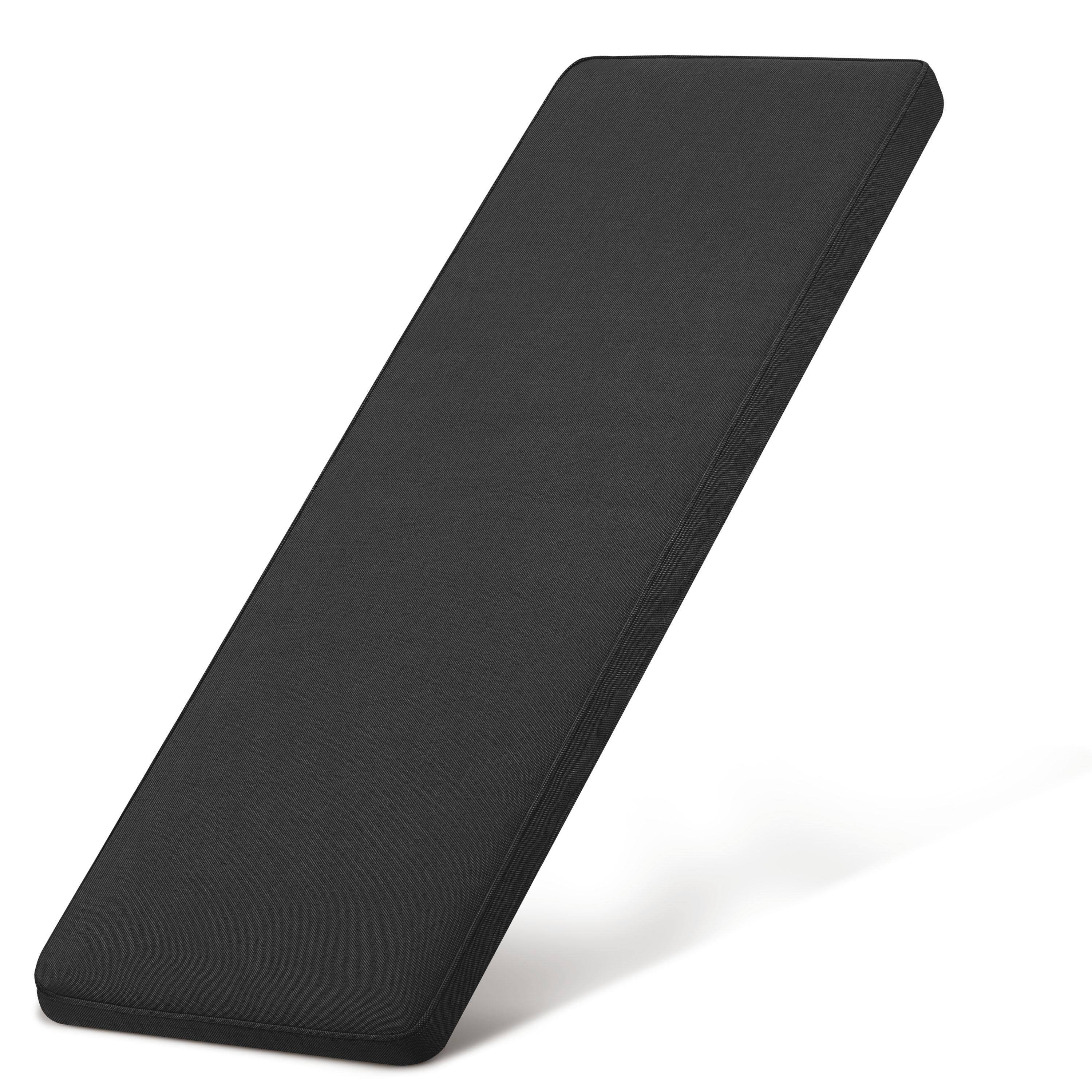 BANKAUFLAGE QD-BK 100x48x5cm Anthrazit - Anthrazit, Textil (48/100cm) - Beautissu 