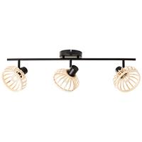 SPOTBALKEN Norah 99739/76 - Schwarz, Holz (15/71/22cm) - Brilliant