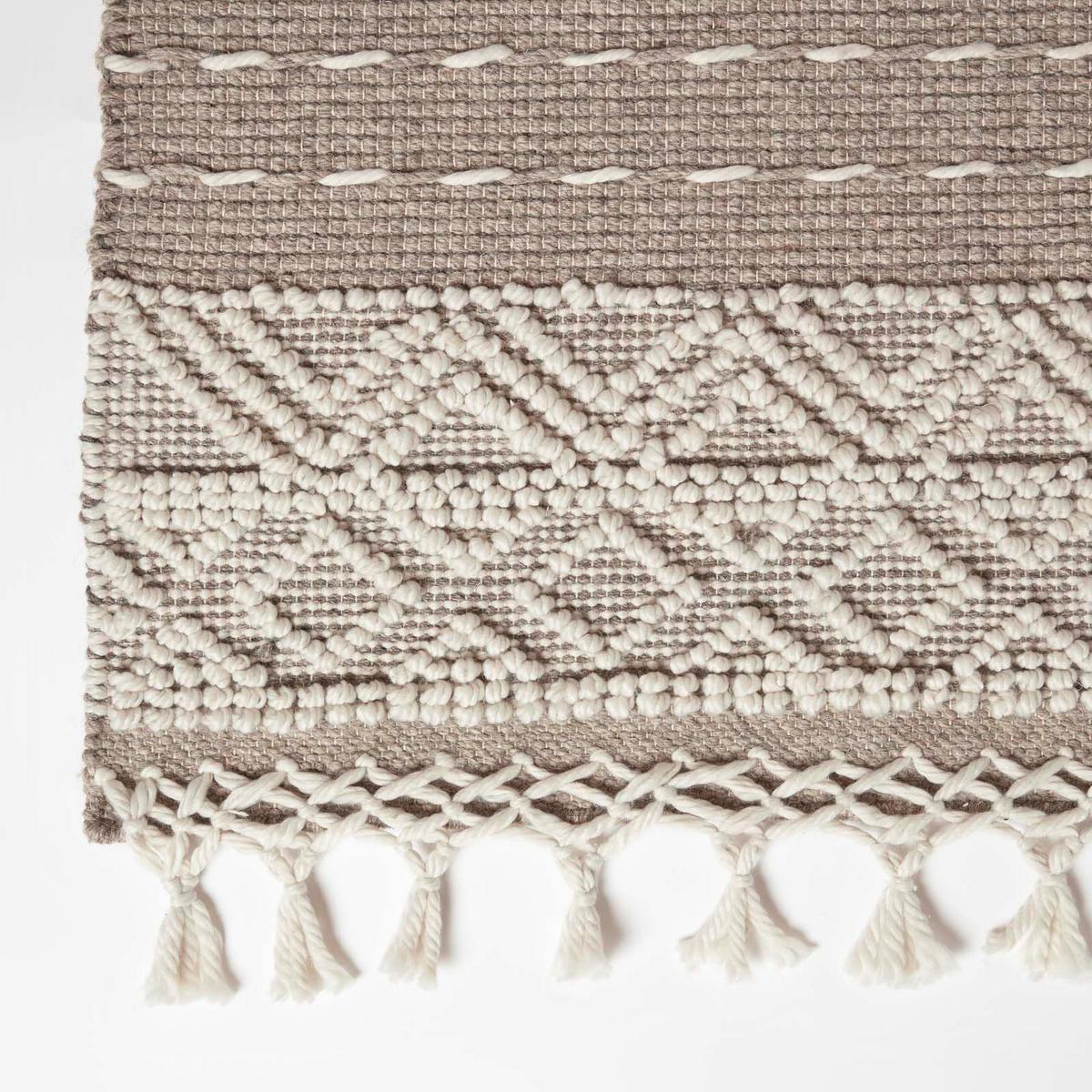KELIM-TEPPICH Patna handgewebt 160/230 cm - Beige, Textil (160/230cm) - Homescapes