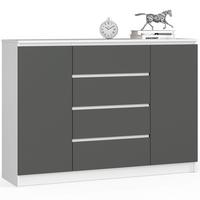 KOMMODE - Weiß, Holzwerkstoff (138/99/40cm) - RAUMHIRSCH FURNITURE