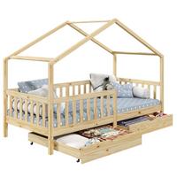 HAUSBETT ELEA 90X200 CM - Naturfarben, Holz (96/148/206cm) - IDIMEX