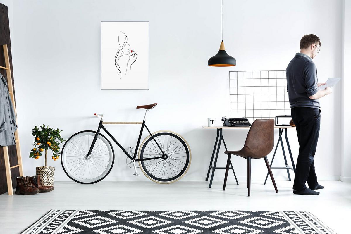 WANDBILD Schwarz 50/70 cm - Schwarz/Weiß, Glas (1.65/70cm) - KUNSTLOFT