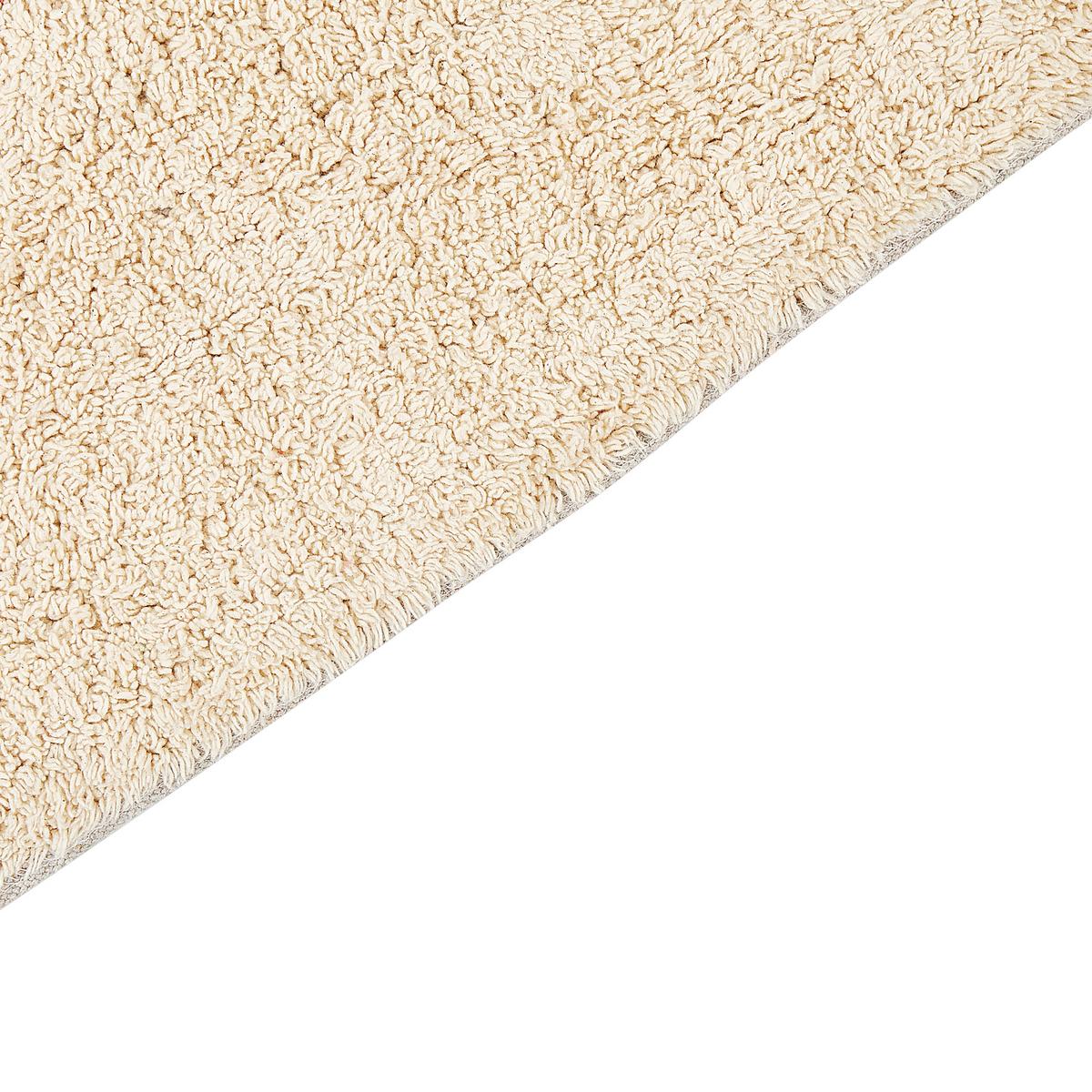 BADEMATTE Beige 50/80 cm Esme - Beige/Gelb, Textil (50/80cm) - Beliani