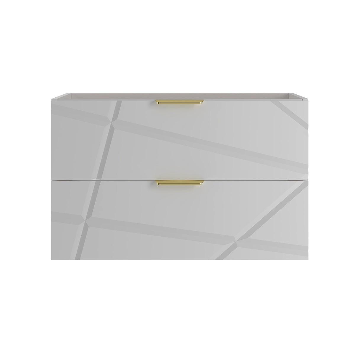 WASCHTISCHUNTERSCHRANK 80cm Aurora Weiß - Weiß, Holzwerkstoff (80/50/45.8cm) - Petits-meubles