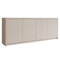 KOMMODE Solid 4D - Sandfarben/Schwarz, Holzwerkstoff/Kunststoff (198/79/40cm) - MIRJAN24