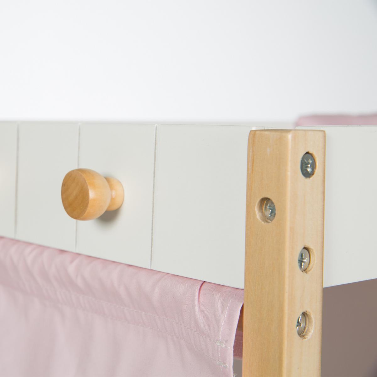 PUPPENKOMMODE Scarlett - Weiß, Holzwerkstoff (30/50/52cm) - Roba
