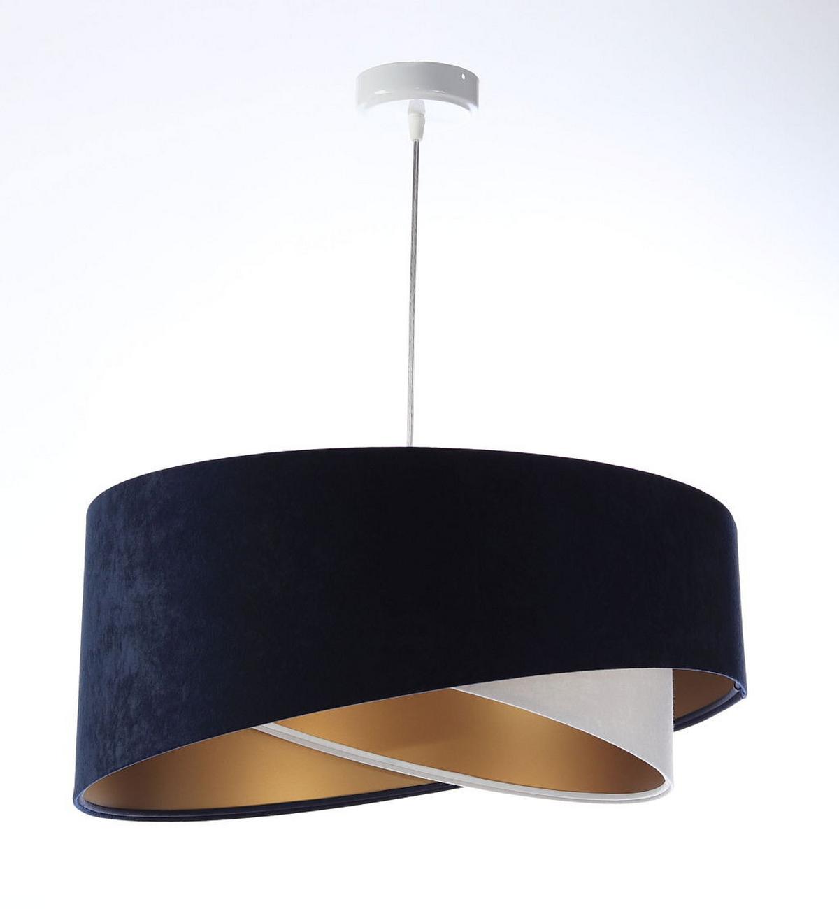 HÄNGELEUCHTE Blau 50/23 cm - Beige, Kunststoff (50/1/23cm) - ONZENO