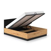 BOXBETT 160/200 Solal Holz - Braun, Holzwerkstoff (160/200cm) - Petits-meubles