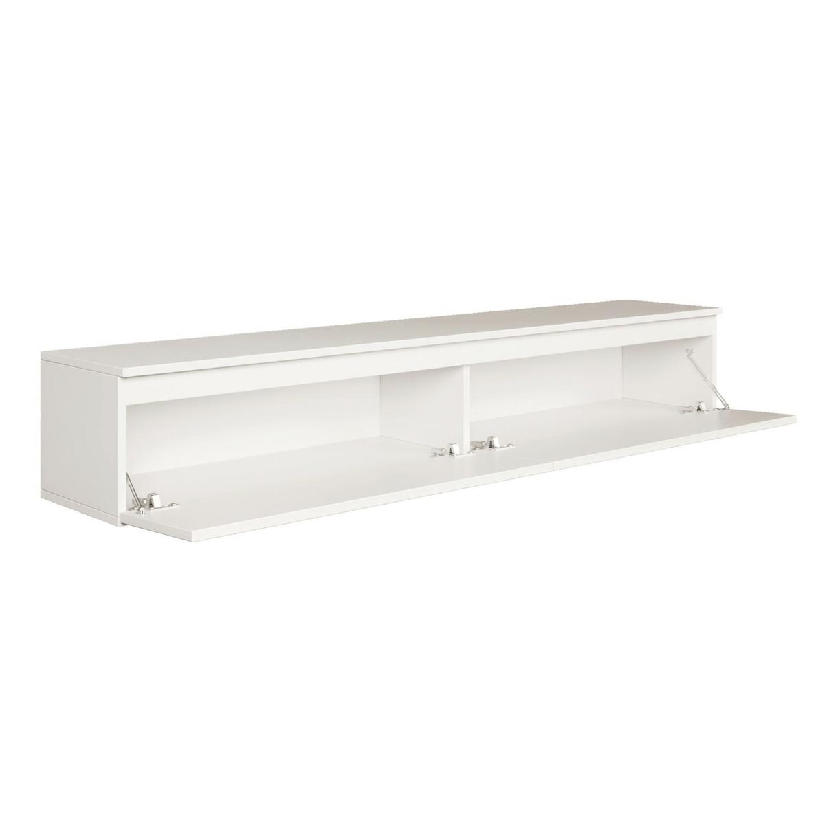 TV-LOWBOARD Bemmi Weiß 175 cm - Weiß, Holzwerkstoff (175/28.4/31.8cm) - Selsey