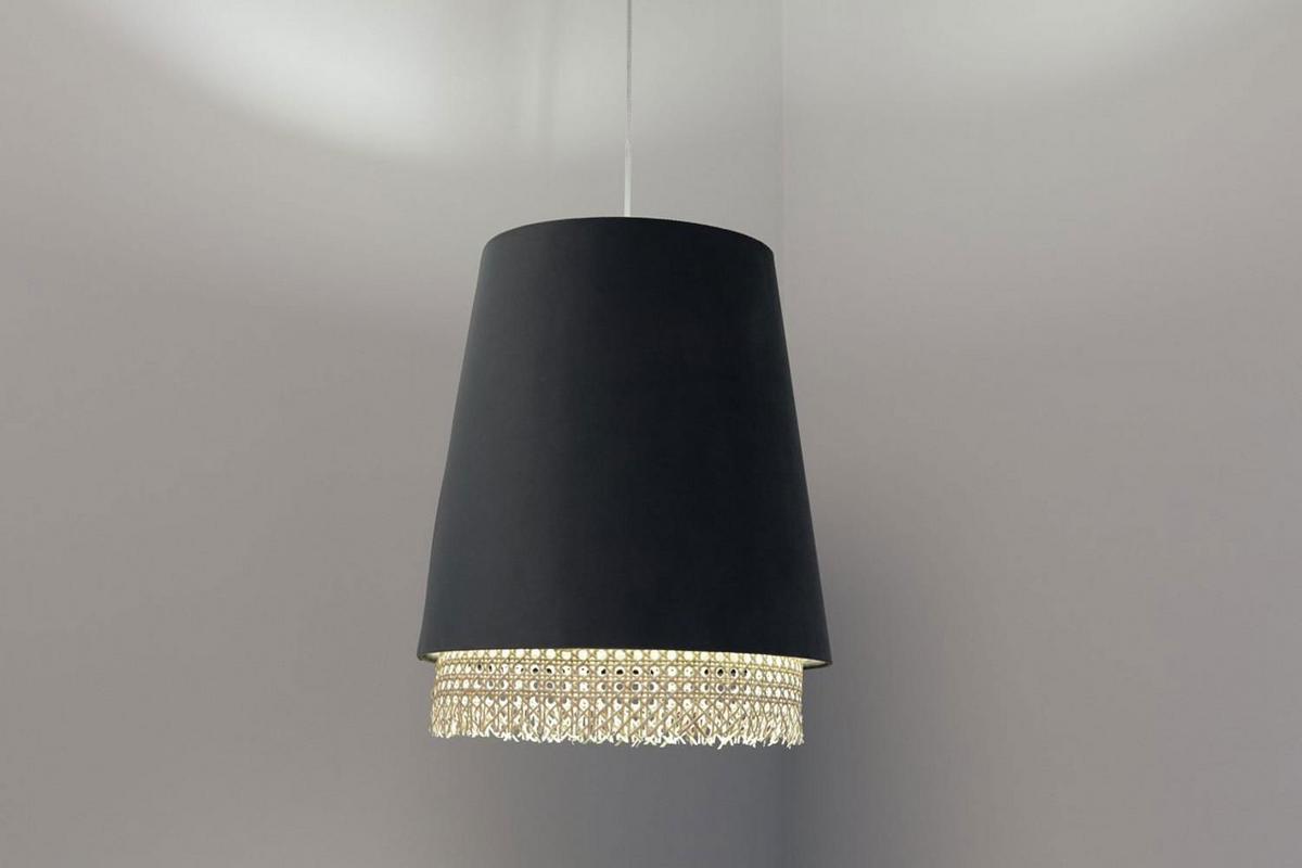 HÄNGELEUCHTE Türkis 35/44 cm - Türkis, Naturmaterialien (35/1.3/44cm) - ONZENO