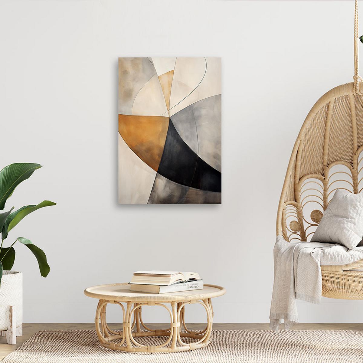 WANDBILD moderne boho komposition - Beige, Textil (40/60cm) - Feeby