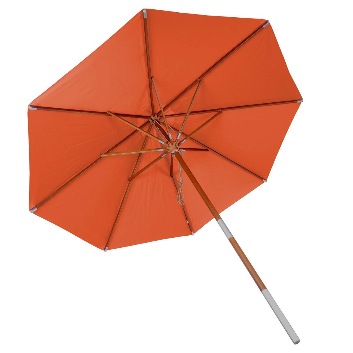 SONNENSCHIRM Orange - Orange, Holz (300/300cm) - MCW