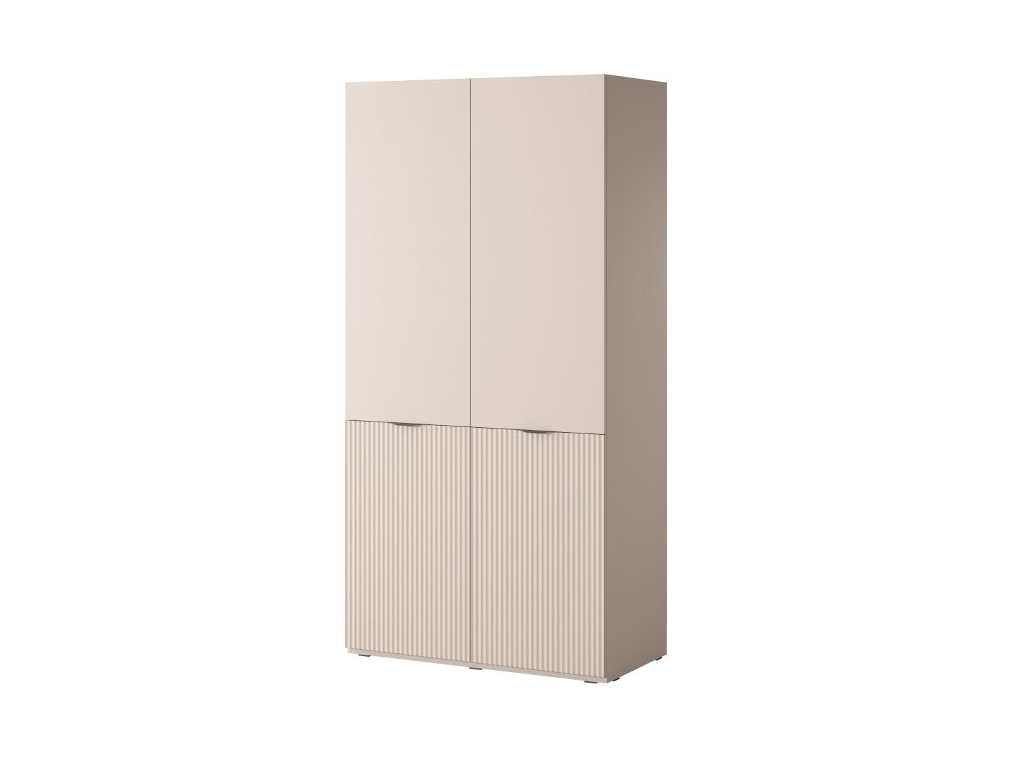 DREHTÜRENSCHRANK ATELIO 101/200/51 cm Modern Kleiderschrank 2-türig Beige - Beige, Holzwerkstoff (101/200/51cm) - MASSENO