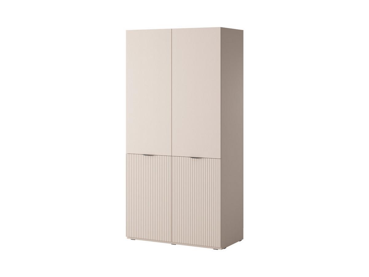 DREHTÜRENSCHRANK ATELIO 303/200/51 cm Modern Kleiderschrank 6-türig Beige - Beige, Holzwerkstoff (303/200/51cm) - MASSENO