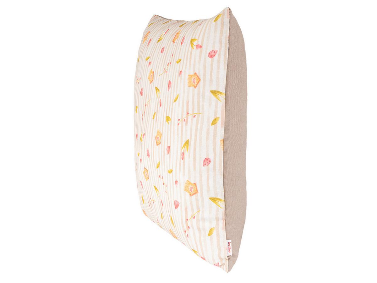 KISSENHÜLLE Piep 50/50 cm - Taupe/Beige, Textil (50/50cm) - beties Heimtextil
