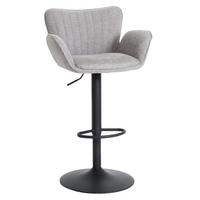 BARHOCKER Hellgrau - Hellgrau, Textil (50/110/45cm) - MCW