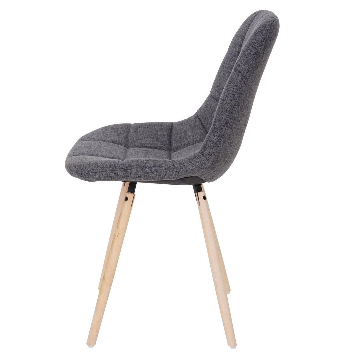 ESSZIMMERSTUHL I Grau 2er-Set - Grau, Textil (47/82/53cm) - MCW