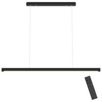 PENDELLEUCHTE Stahl PC Schwarz - Schwarz, Metall (114/3.8/150cm) - HOMCOM