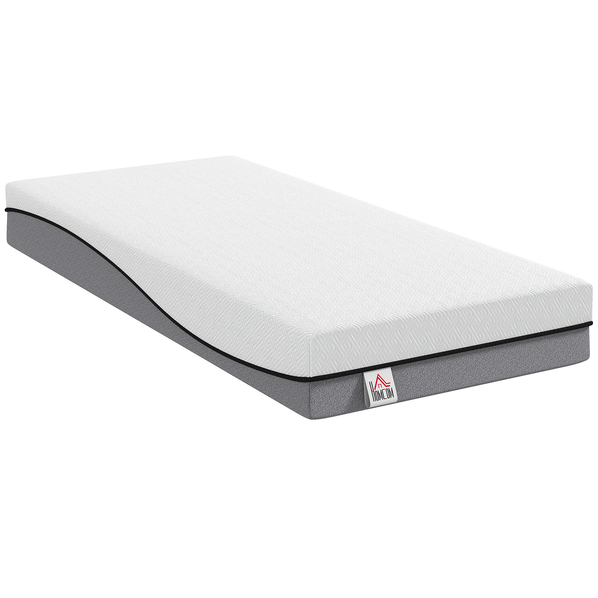 MATRATZE Strickstoff Grau - Grau, Textil - HOMCOM