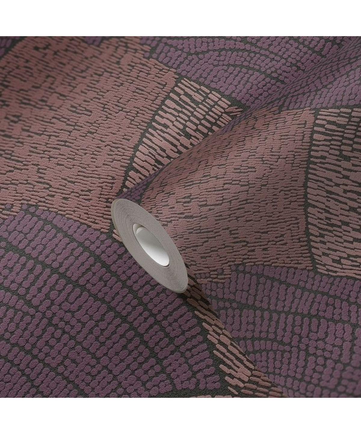 VLIESTAPETE Rot 53/1005 cm - Rot, Textil (53/1cm) - KUNSTLOFT