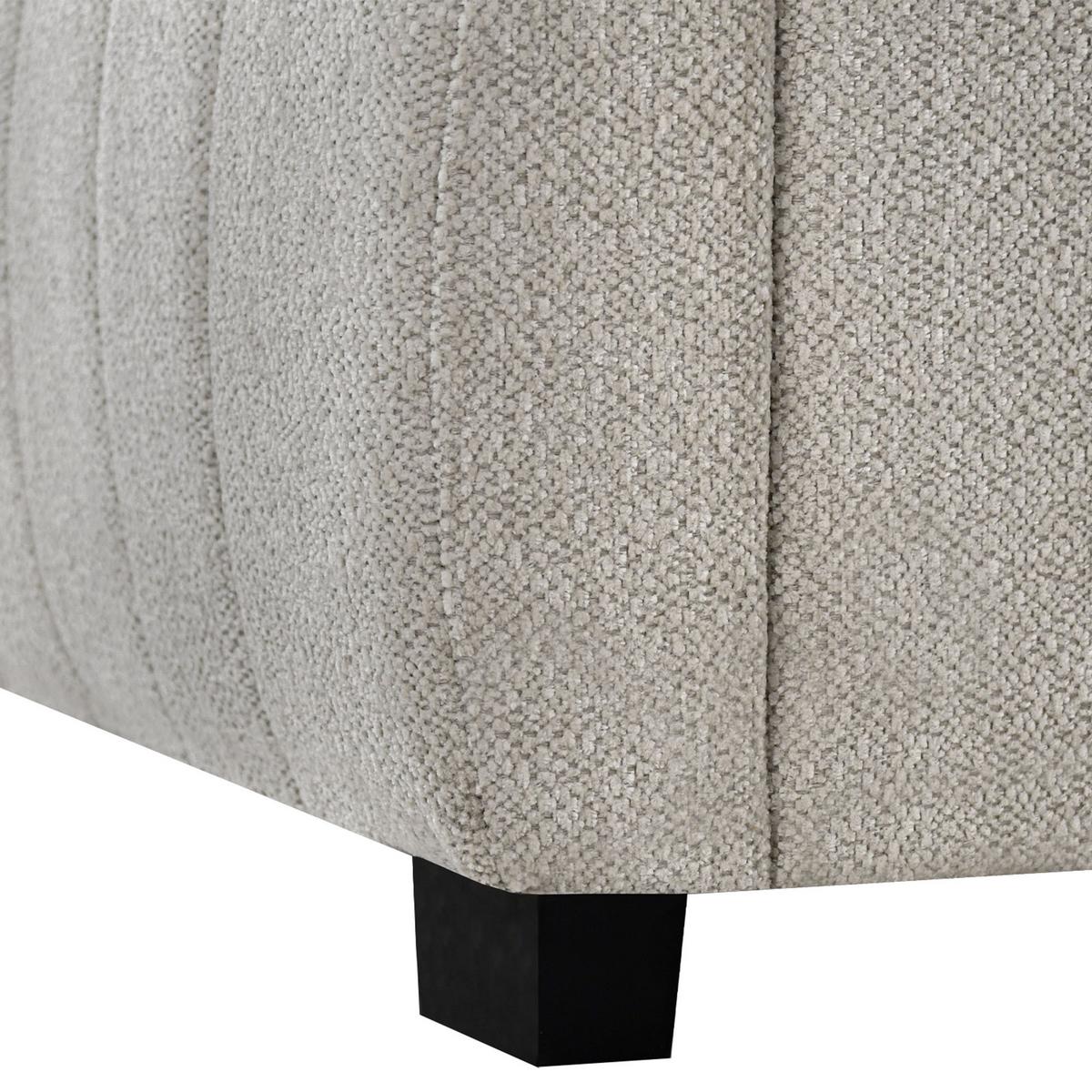 POLSTERBETT Calma mit Taschenfedernmatratze 26 cm, 2 Bettkastenschubladen, 160x200 cm, Bouclé-Stoff, Dunkelbeige - Beige, Textil (160/200cm) - Beautysofa
