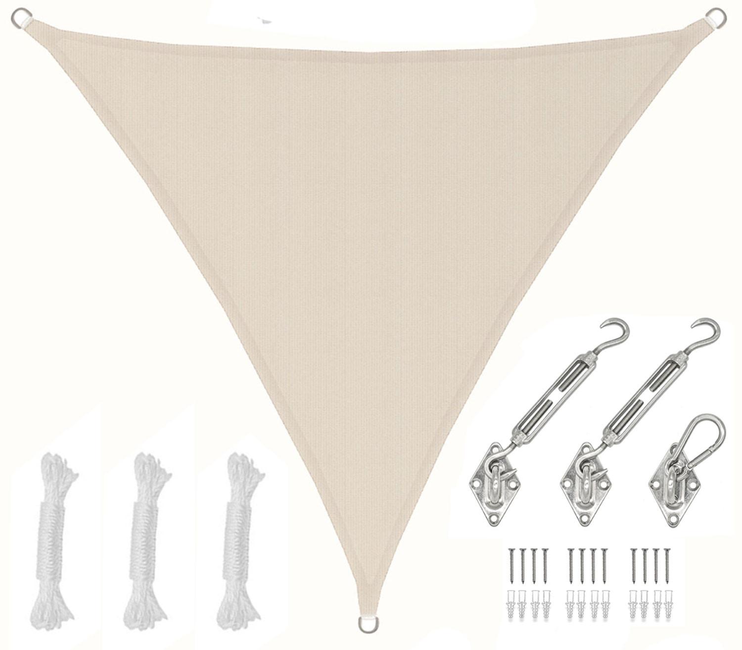 SONNENSEGEL Wasserdicht, 200 cm, Beige - Beige, Kunststoff (200/200cm) - Amanka