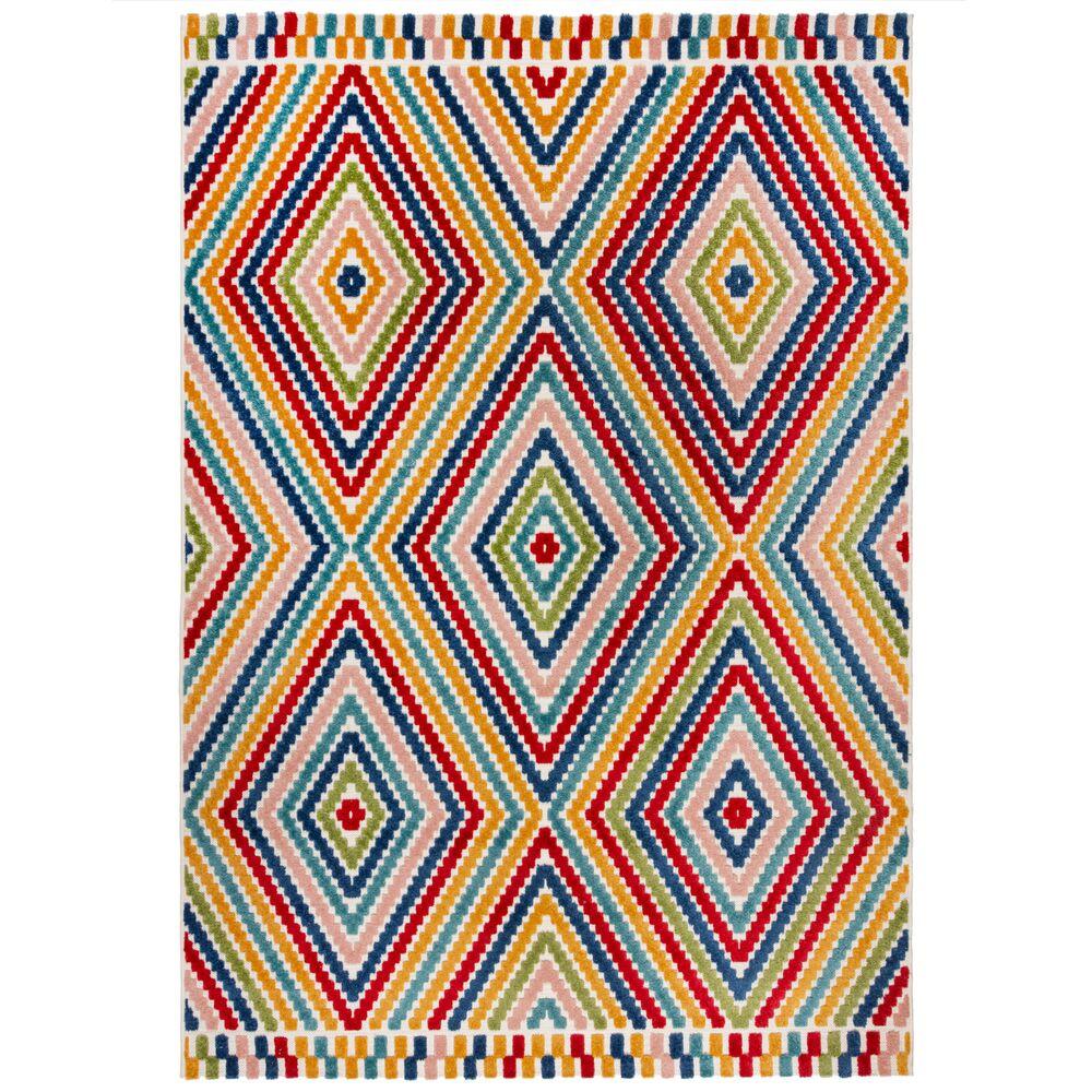 OUTDOORTEPPICH Waschbar LUNE, geometrisch, Bunt, 200 x 290 cm - Multicolor, Textil (200/290cm) - KADIMA DESIGN