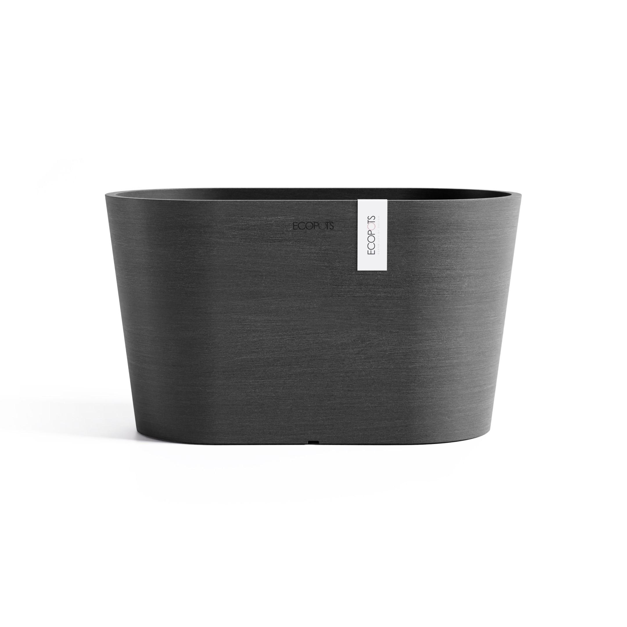 BLUMENTOPF Tokyo 30/17/17 cm Dunkelgrau - Dunkelgrau, Kunststoff (30/17cm) - Ecopots