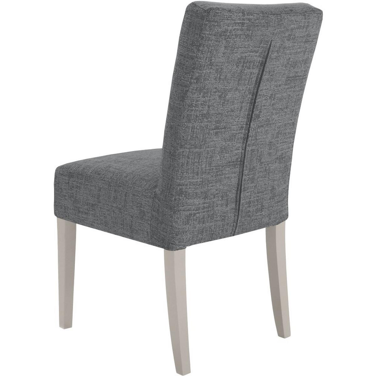 STUHL FREYA mit kaschmirfarbenen Holzbeinen, Polsterstuhl, Dunkelgrau - Kaschmir/Dunkelgrau, Holz (47/94/42cm) - Beautysofa