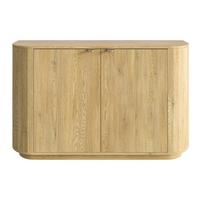 SIDEBOARD Coru Eiche Cremona Torro 140 cm - Eichefarben/Goldfarben, Holzwerkstoff/Metall (140/90.9/39.1cm) - Selsey