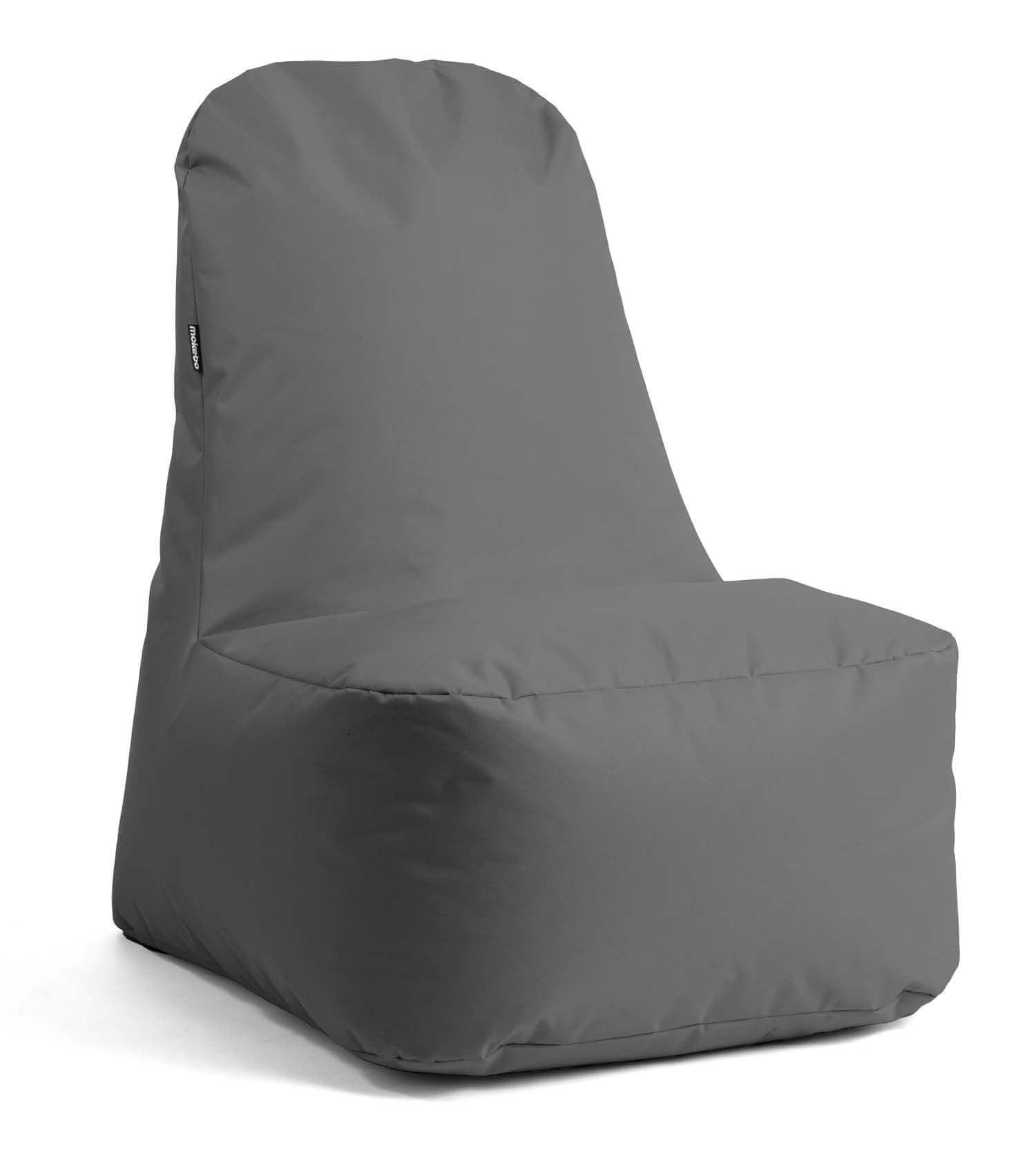 OUTDOOR SITZSACK Der Däumchendreher - Anthrazit, Textil (60/86/85cm) - Mokebo