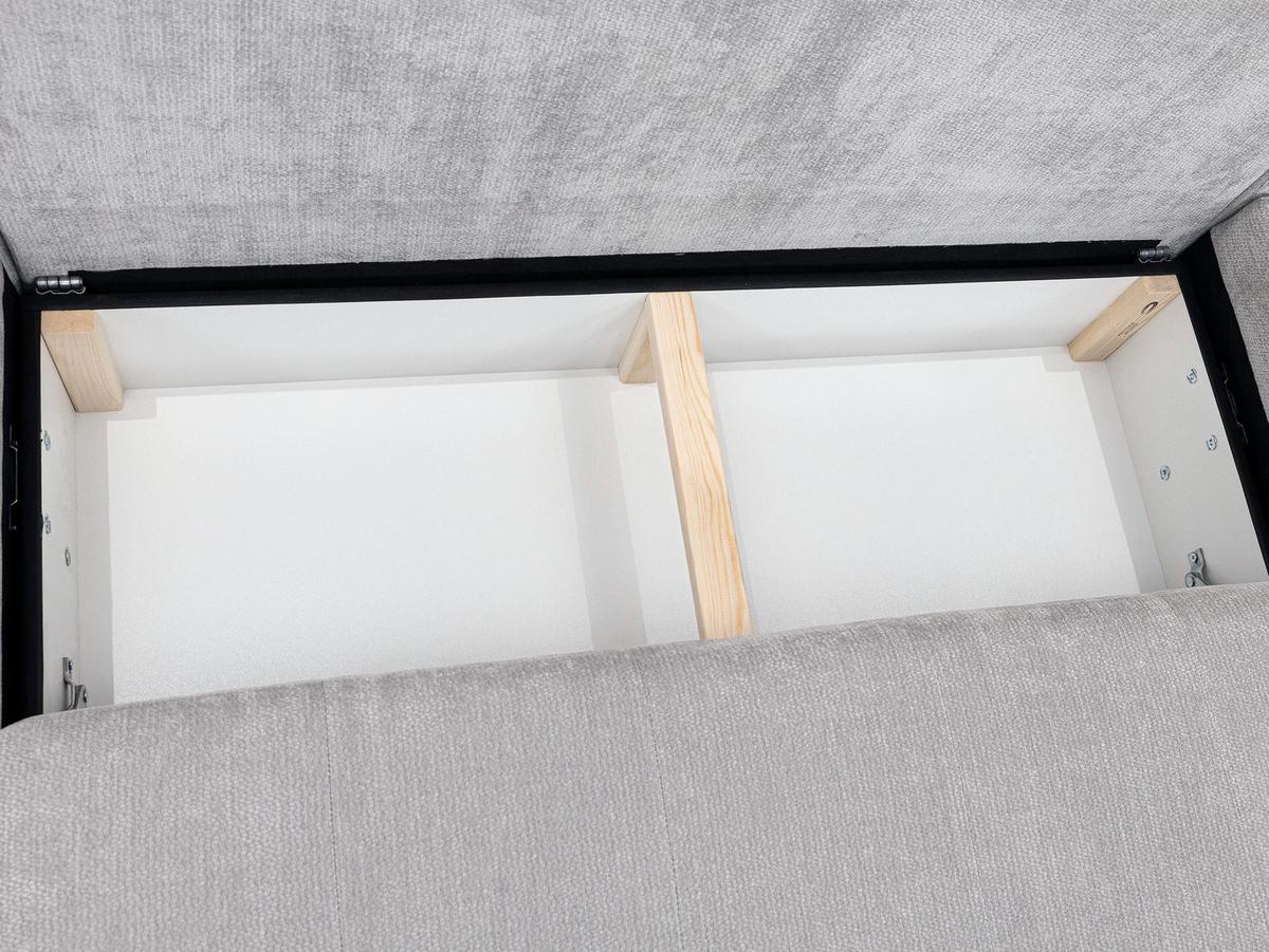 WOHNLANDSCHAFT Faro U - Schwarz/Grün, Holz/Kunststoff (383/86/195cm) - MIRJAN24