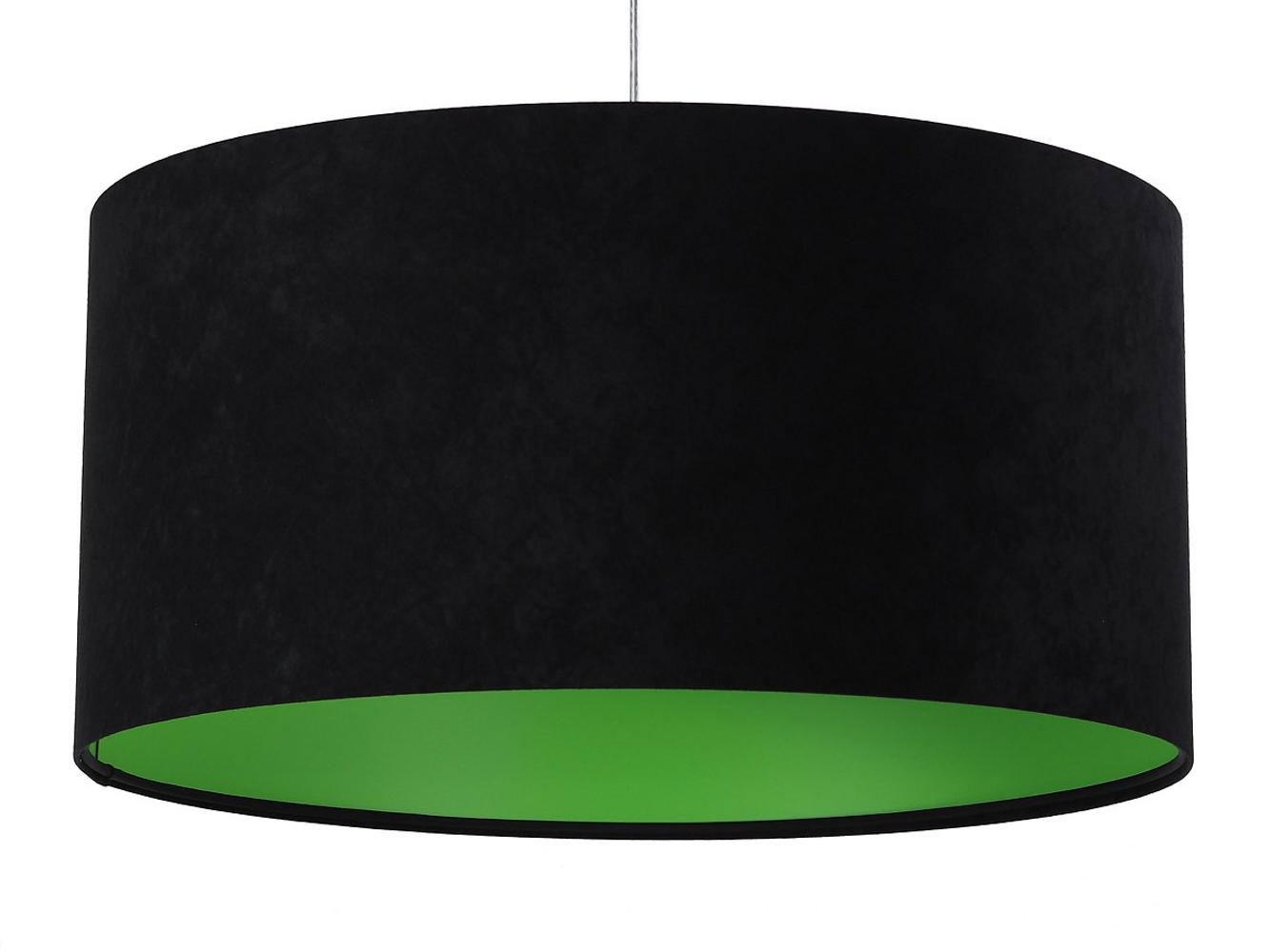 HÄNGELEUCHTE Grün 50/25 cm - Schwarz/Grün, Kunststoff (50/0.8/25cm) - ONZENO