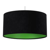 HÄNGELEUCHTE Grün 50/25 cm - Schwarz/Grün, Kunststoff (50/0.8/25cm) - ONZENO