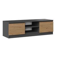 LOWBOARD Anthrazit, Artisan 120/36/40 - Anthrazit, Holzwerkstoff (120/36/40cm) - RAUMHIRSCH FURNITURE