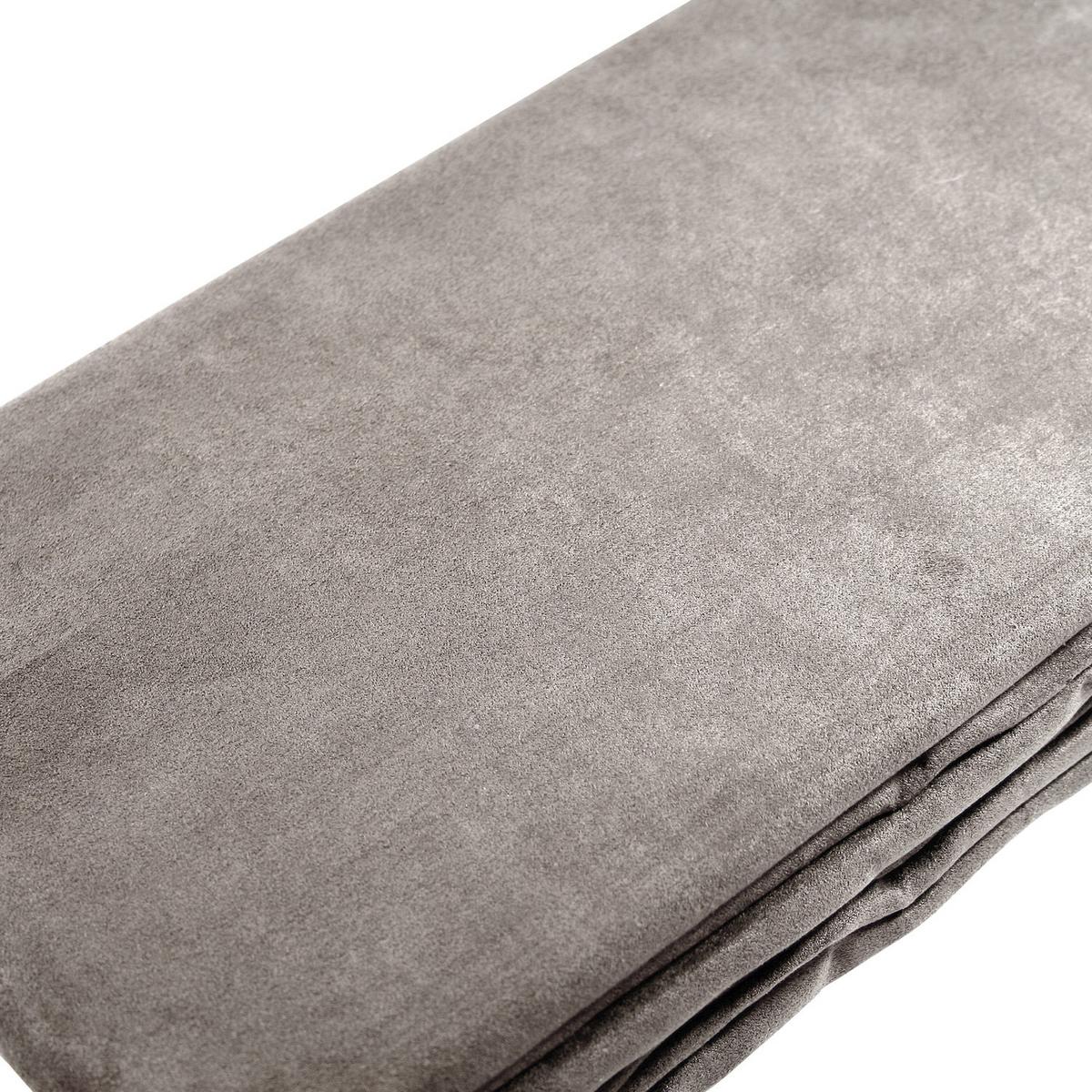 TAGESDECKE Romantica Wildleder Optik 210/280 cm Grau - Grau, Textil (210/280cm) - Beautissu 