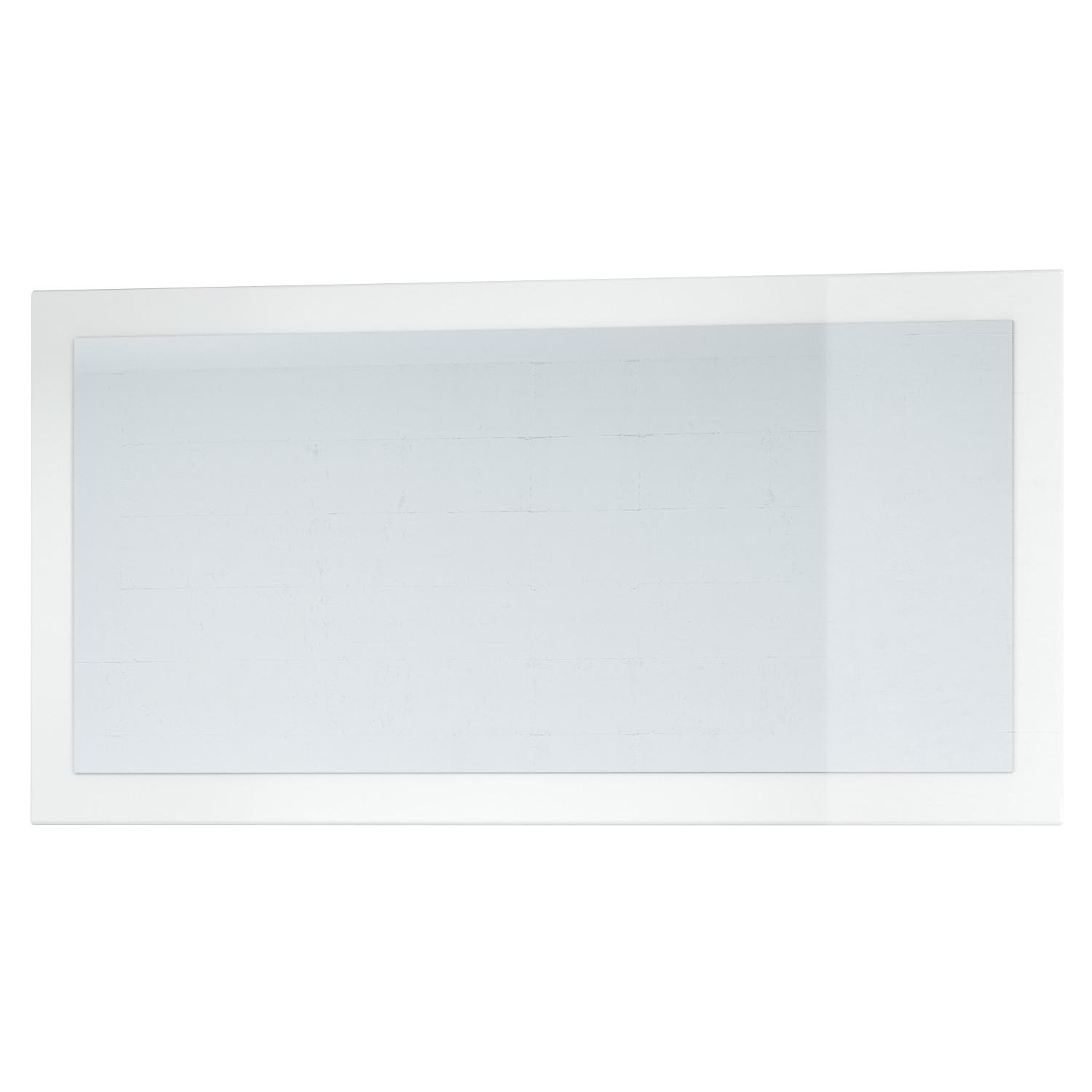 SPIEGEL Lima Weiß Hochglanz - Weiß Hochglanz, Holzwerkstoff (110/52/2cm) - Vladon