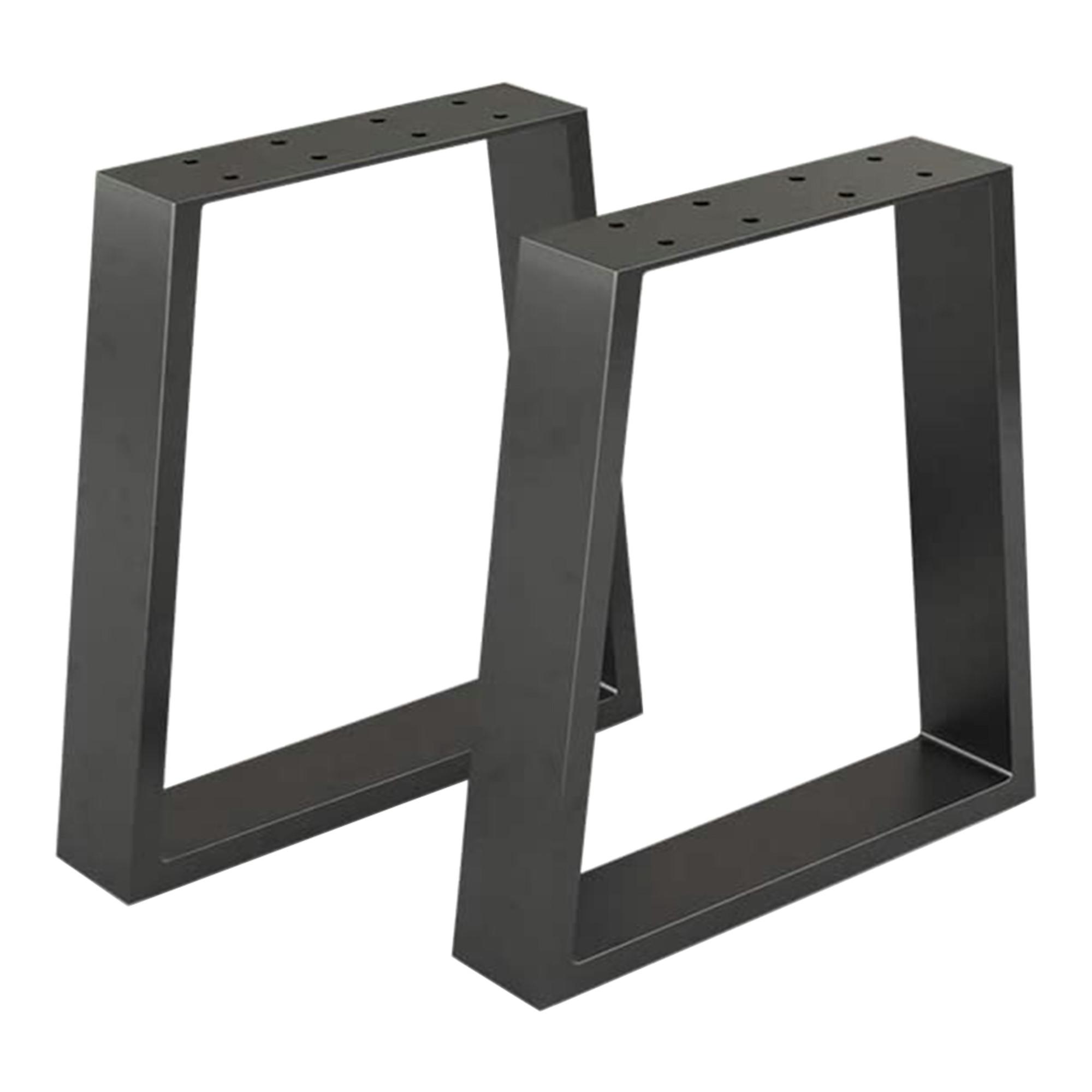 TISCHGESTELL-SET 2 TLG. Marstal - Schwarz, Metall (30/42/6cm) - [en.casa]
