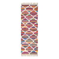 FLICKENTEPPICH-LÄUFER Amsterdam 66/200 cm - Multicolor, Textil (66/200cm) - Homescapes