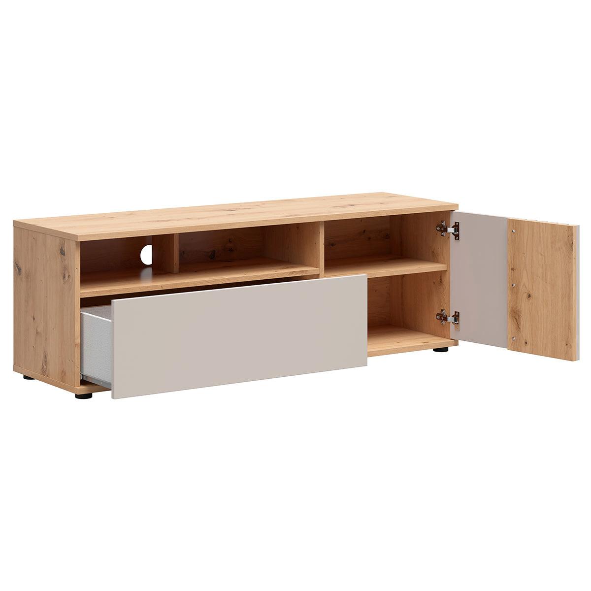 TV-MÖBEL Ezra Kaschmir - Beige, Holzwerkstoff (135.5/46.5/40cm) - Petits-meubles