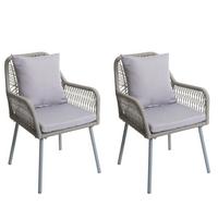 GARTENSTUHL Grau - Grau, Textil (54/81/62cm) - MCW